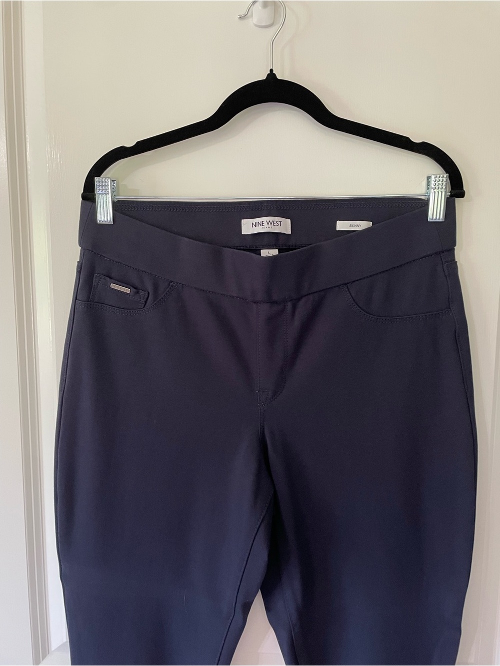 Nine West Dark Navy Skinny Ponte Pants